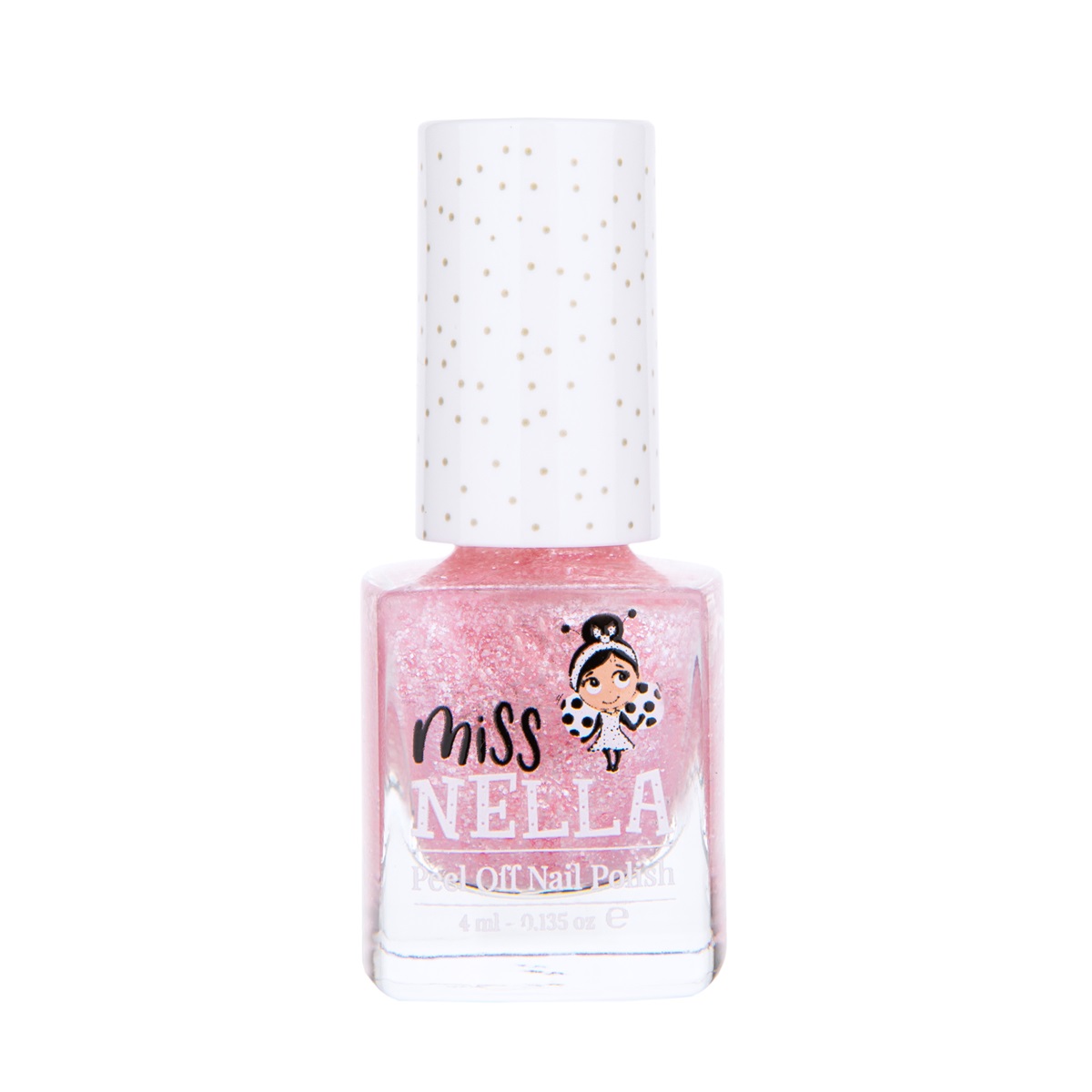 Miss Nella Peel-Off Nagellack "Glitzy_Hippo".