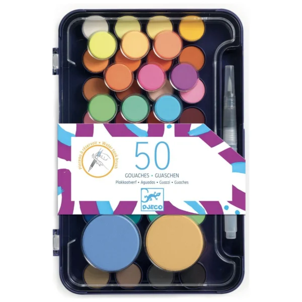 Djeco Tuschkasten mit 53 Farben
