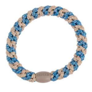 Kknekki SS25 Blue silver glitter stripe