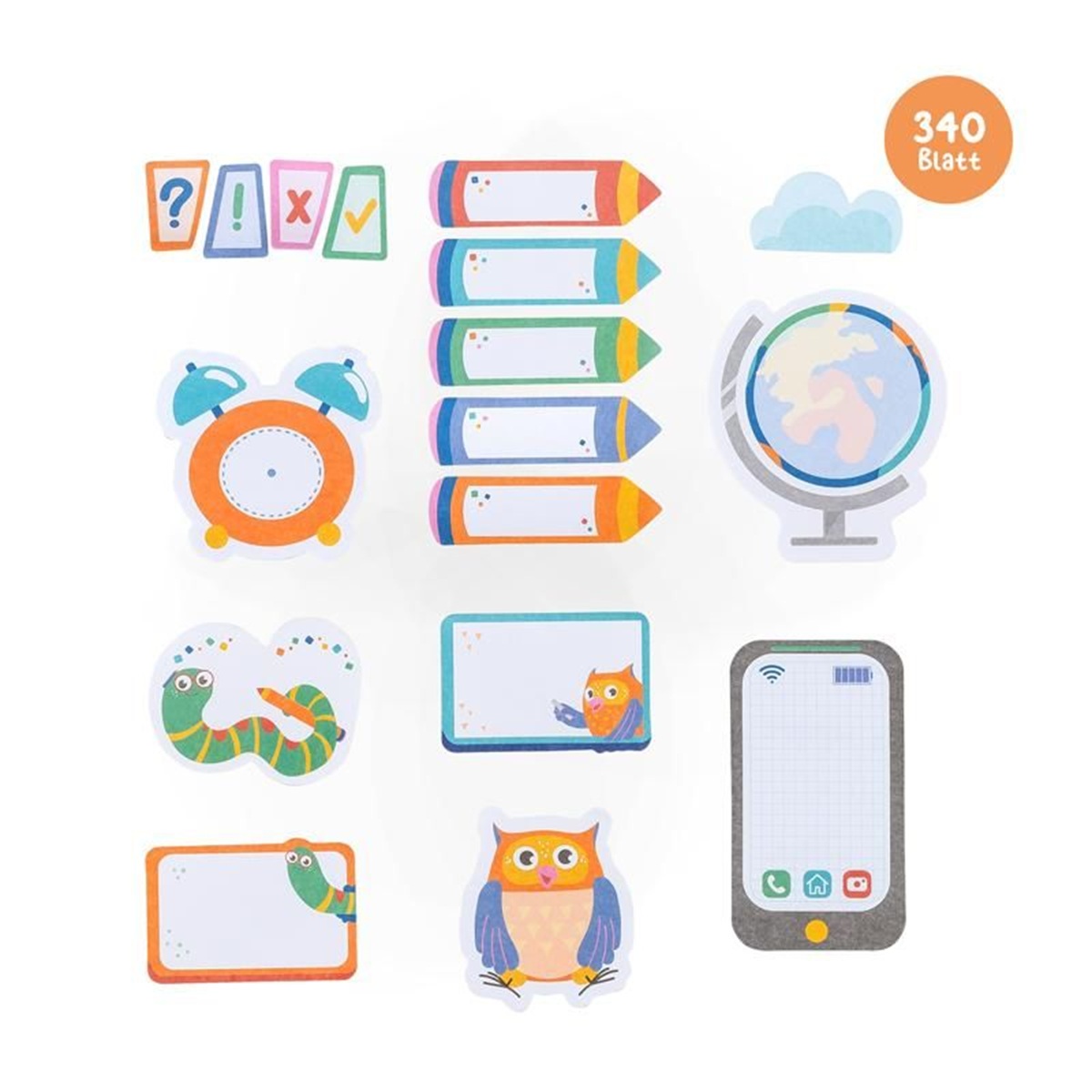 Trendhaus Sticker-Set – 50 Bunte Mini-Aufkleber (1–2 Cm), Glitzernd & Sortiert – Für Kinder Ab 3 Jahren (Designs Wie Dinosaurier, Prinzessin, Meerestiere)