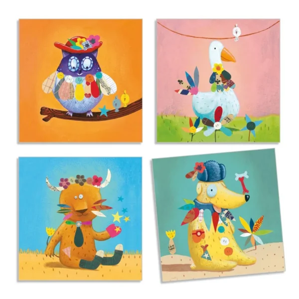 Djeco Stickerbild Tiere – Bild 3