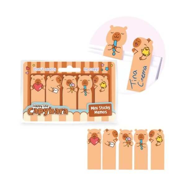 TRENDHAUS® Capybara Sticky Notes