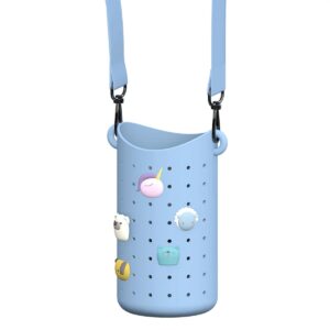 ASOBU Bestie Sling Tragetasche für Trinkflasche blau