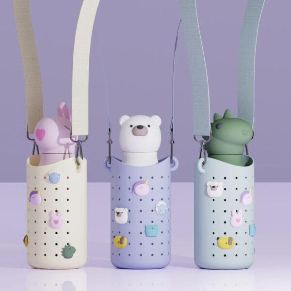 ASOBU Bestie Sling Tragetasche für Trinkflasche grün – Bild 3