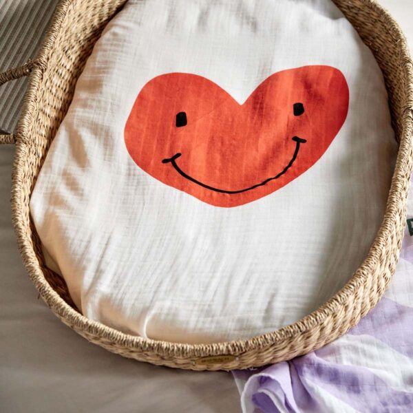 Lässig Mulltücher 2er Set Happy Rascals lila 120 x 120 cm – Bild 6