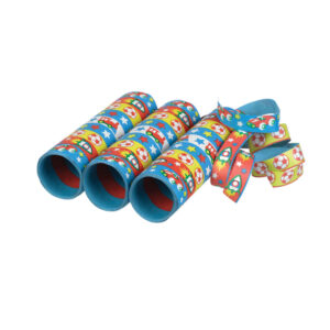 Luftschlangen Raketen Autos Züge