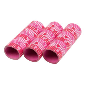 Luftschlangen Herzen rosa pink