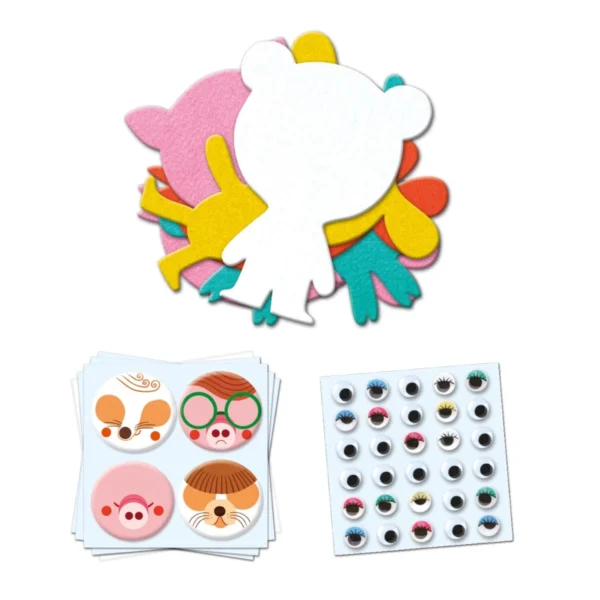 Djeco Basteln mit Stickern - Ich liebe Tiere – Bild 2