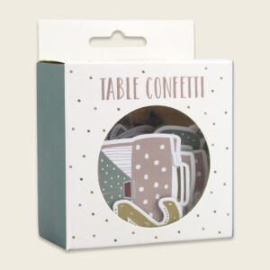 Ava & Yves Konfetti zur Einschulung mit Schultüten und Zahlen in pastell