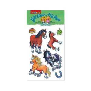 Glittersticker Ponyhof von Lutz Mauder
