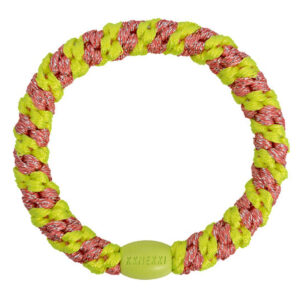 Kknekki SS26 Stripe coral neon yellow