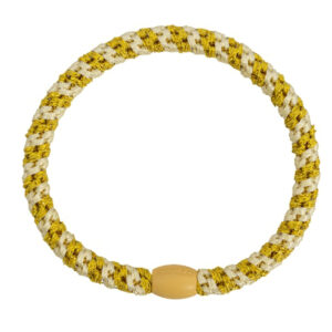 Kknekki SS26 slim light yellow sun glitter stripe