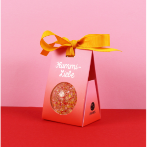 Ava &nYves Flummi-Liebe, Flummi mit Konfetti, rosarot