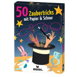 Moses 50 Zaubertricks mit Papier und Schnur