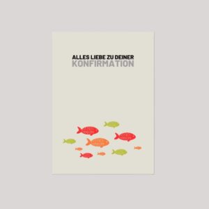 Herr & Frau Hempel Postkarte Konfirmation