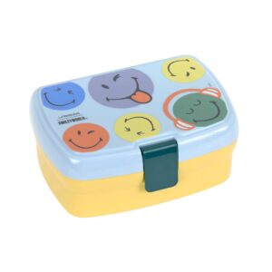 Lässig Brotdose/Lunchbox SmileyWorld® blau