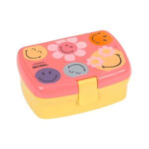 Lässig Brotdose/Lunchbox SmileyWorld® rosa