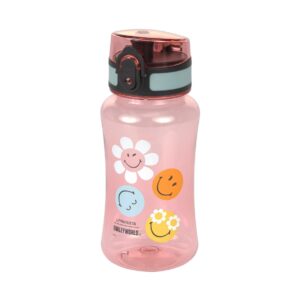Lässig Trinkflasche 420 ml SmileyWorld® rosa