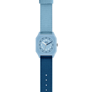 Mini Kyomo Armbanduhr Blaue Zuckerwatte