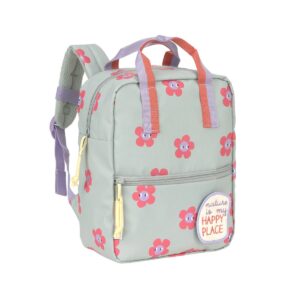 Lässig Kindergartenrucksack Square - Happy Trails Flower